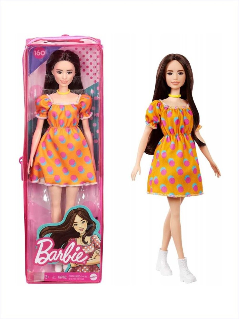 Barbie Fashionistas #160 Zip Case Reusable Packaging New In Box